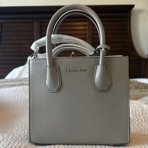 Michael Kors Gray Satchel Bag NWT